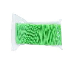 Spring Green Plastic Yarn Knitting Needles, Big Eye Blunt Needles, Children Craft Needle, Spring Green, 90mm, 1000pcs/bag
