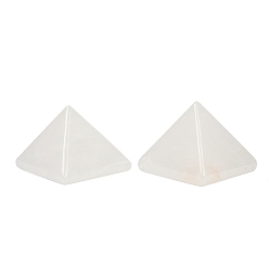 Хрусталь Натуральный кристалл кварца оргонитовая пирамида украшения дисплея, фигурка для украшения дома, энергетический камень рейки для исцеления, 52x51.5x40 мм