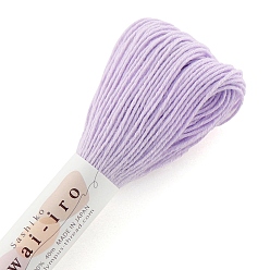 Lilac Polyester Sewing Thread, for Hand & Machine Sewing, Tassel Embroidery, Lilac, 0.15mm, about 43.74 Yards(40m)/Skein