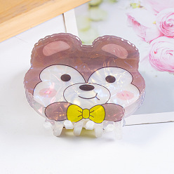 Squirrel Cute Animal Cellulose Acetate Claw Hair Clips, Hair Accessories for Women & Girls, Squirrel, 50x66x39mm