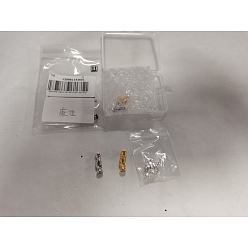 (52) Непрозрачная лаванда 6шт. 3 цвета цинковый сплав микропаве прозрачный кубический цирконий складные застежки, разноцветные, 20.5 мм, 2 шт / цвет