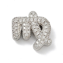 Дева Подвески из латуни с микропаве из прозрачных кубических цирконий в виде двенадцати созвездий, без кадмия и без свинца, долговечный, стойки покрытие, платина, Дева, 14x14x5 мм, отверстие : 3x2 мм