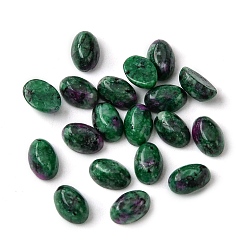 Ruby in Zoisite Synthetic Ruby in Zoisite Cabochons, Oval, 6x4x2~2.5mm