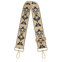 Cornsilk Ethnic Style Embroidered Adjustable Strap Accessory, Cornsilk, 130x5cm