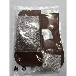 Сиена 2 ПК 2 закручивающаяся застежка из сплава, с ПУ кожаный, аксессуары для замены сумок, цвет охры, 23.2x10.1x0.18 см, 1 шт / стиль