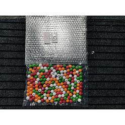 (52) Непрозрачная лаванда 200 шт 4 цвета окрашенные бусины из натурального дерева, круглые, разноцветные, 16 мм, отверстие : 4 мм, 50 шт / цвет