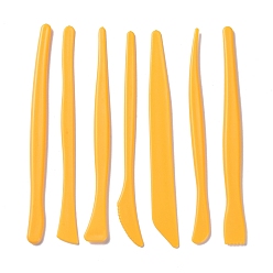 Золотистый Набор инструментов для формовки пластиковой глины, инструмент для лепки из глины, золотые, 15 см, 7 шт / комплект