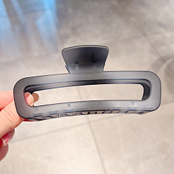 Черный Прямоугольные пластиковые заколки для волос с когтями, аксессуары для волос для женщин и девочек, чёрные, 130 мм