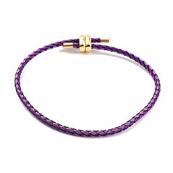 Индийский Красный Изготовление браслетов из плетеной стальной проволоки, с золотыми тонами латунных бус, Индийская красная, внутренний диаметр: 3-1/8 дюйм (8 см)