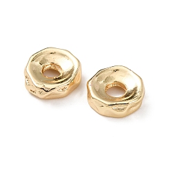 Light Gold Сплавочные бусины, плоско-круглые, долговечный, стойки покрытие, золотой свет, 8x3 мм, отверстие : 2 мм