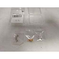 (52) Непрозрачная лаванда 6 шт. 3 цвета цинковый сплав S-образные застежки, разноцветные, 20 мм, 2 шт / цвет