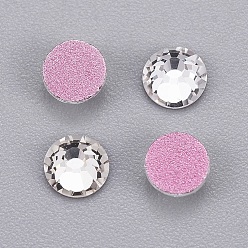 Crystal Glass Rhinestone Cabochons, Grade AA, Flat Back & Faceted, Half Round, Crystal, SS16, 3.8~4.0mm, about 1440pcs/bag