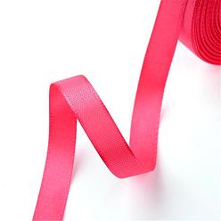 Светло-Вишневый Односторонняя атласная лента, Полиэфирная лента, светло-вишневый, 1/4 дюйм (6 мм), около 25 ярдов / рулон (22.86 м / рулон), 10 рулоны / группа, 250yards / группа (228.6 м / группа)