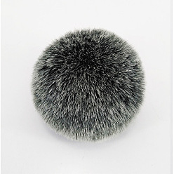 Black and white (snow frost) Пушистый женский брелок с помпоном, Подвеска-подвеска для автомобиля с милым мехом кролика