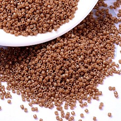 (DB2107) Окрашенный Непрозрачный Кедр Дуракоат Бусины miyuki delica, цилиндр, японский бисер, 11/0, (db 2107) крашеный дюракоут непрозрачный кедр, 1.3x1.6 мм, отверстие : 0.8 мм, Около 2000 шт / 10 г