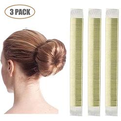 026# Three-pack of off-white color French Twist Hair Bun Maker Set - Easy Hairstyling Tool for Quick Updo