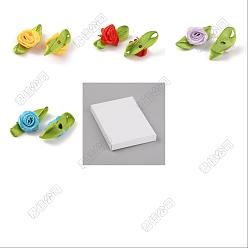 (52) Непрозрачная лаванда 120шт 4 цвета полиэстер розы украшения, для поделок аксессуары для волос, украшение одежды, костюм, разноцветные, 27.5~29x14~16x7.5 мм, 30 шт / цвет