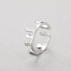 C01-03-50 Irregular Crown Ring with Halloween Style for Women's Fashion Street Photography Trendy Look