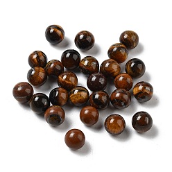 Tiger Eye Natural Tiger Eye Sphere Beads, Round Bead, No Hole, 6~6.5mm