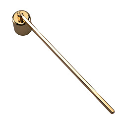 Golden Stainless Steel Candle Wick Snuffer, Candle Tool Accessories, Golden, 17.2x2.3x2.2cm