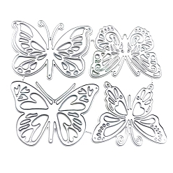 Butterfly Carbon Steel Cutting Dies Stencils, for DIY Scrapbooking, Photo Album, Decorative Embossing Paper Card, Butterfly, 120x97mm