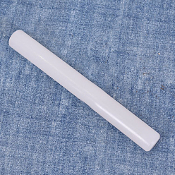 Белый Пластиковая скалка, валик для выпечки печенья, кухонный инструмент, белые, 200x25 мм