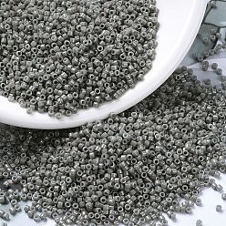 (DB0652) Dyed Opaque Gray MIYUKI Delica Beads, Cylinder, Japanese Seed Beads, 11/0, (DB0652) Dyed Opaque Gray, 1.3x1.6mm, Hole: 0.8mm, about 2000pcs/bottle, 10g/bottle