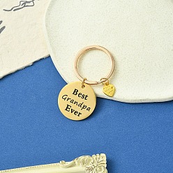 Сердце Брелок из сплава и 201 нержавеющей стали, литыми кольцами, сердце, 6.2 см, Кулон : 13~30 мм