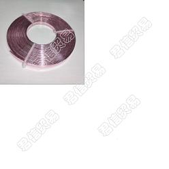 Plum BENECREAT Aluminum Wire, Flat Craft Wire, Bezel Strip Wire for Cabochons Jewelry Making, Plum, 5x1mm, about 10m/roll