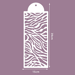 Другие Шаблоны трафаретов для рисования пластиковых питомцев, прямоугольник с рисунком смешивания, другой узор, 390x150 мм