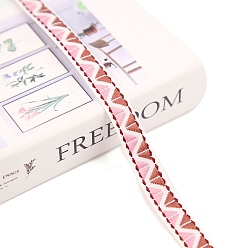 Сиена 50 ярдов небольшой свежий полиэстеровый треугольный жаккардовый ленты в этническом стиле, для этнических аксессуаров одежды, цвет охры, 1/2 дюйм (12 мм)