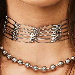 NZ1582baik Punk Style Metal Layered Necklace for Women - NZ1582 European and American Jewelry
