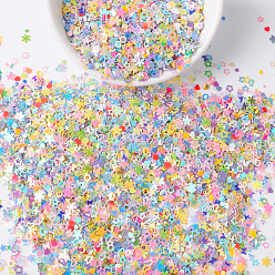 color 17 Mixed sequins manicure illusion sequins 20g diy beauty makeup shell moon stars fantasy glitter powder