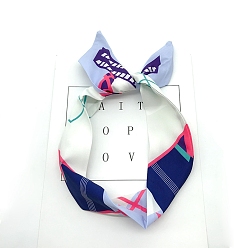 Tartan Cute Printed Polyester Headbands, Twist Bowknot Hair Accessories for Girls, Tartan, 820x60mm