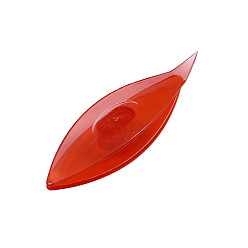 Rouge Navettes de frivolité en plastique, outil artisanal de fabrication de dentelle à la main bricolage, rouge, 80x20x10mm