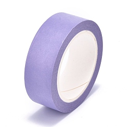 Lilac DIY Solid Color Scrapbook Decorative Paper Tapes, Self Adhesive Tapes, Lilac, 15mm, about 10m/roll