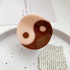 5#5cm coffee color Китайская заколка для волос тай-чи с инь янь весна, зубы акулы и дизайн уксусной кислоты