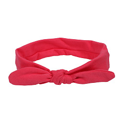 Watermelon red Retro Butterfly Bow Bunny Ear Headband with 10 Color Options for Kids