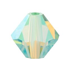 50000 20000 Chrysolite AB 2x Хрустальные бусины preciosa®, чешский хрусталь, биконус(451 69 302 рондель), 50000 20000 хризолит ab 2x, 4 мм, отверстие : 0.8 мм