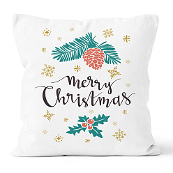 CRD10-3 Christmas 4pcs Throw Pillow Cover Holiday Decoration Gift Home Sofa Pillow Cushion Cover Without Core