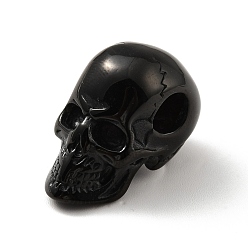 Electrophoresis Black 304 из нержавеющей стали европейские шарики, бусины с большим отверстием, череп, электрофорез черный, 24x15x19 мм, отверстие : 6 мм