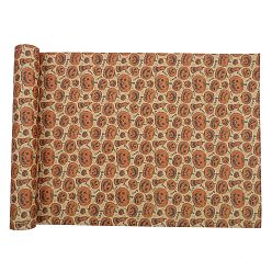 Tan Halloween Theme Gift Wrapping Paper, Rectangle with Pumpkin Pattern, Wrapping Paper Decoration, Tan, 700x500mm
