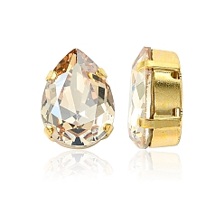 00030 235 Honey Пришивные чашки preciosa® maxima crystal, многожильных ссылки, чешский хрусталь, с настройками латуни, 719 37 418 груша в стиле барокко, золотые, 00030 235 мед, 18x13 мм