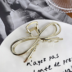 Золотой Металлическая заколка для волос цвета розового золота для элегантных причесок — высококачественная заколка в виде акульей челюсти для женского пучка на затылке, золотые, Прямые продажи с фабрики Баифия