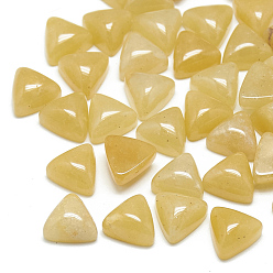 Other Jade Natural Topaz Jade Cabochons, Triangle, 9.5~10x10x5.5mm