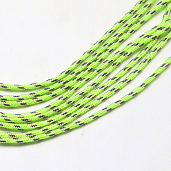 Lawn Green Polyester & Spandex Cord Ropes, 1 Inner Core, Lawn Green, 2mm, about 109.36 yards(100m)/bundle