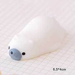 Медведь ТПР стресс-игрушка, забавная сенсорная игрушка непоседа, для снятия стресса и тревожности, животное, Медведь Pattern, 65x40 мм