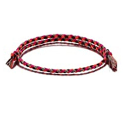 15# Bracelet tressé fait main coloré avec boucle de sécurité simple et à la mode