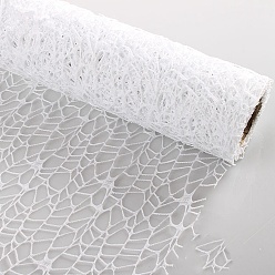 White Cloth Mesh for Flower Bouquet Wrapping, White, 4500x500mm
