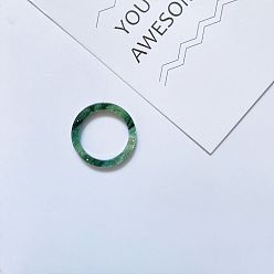 8#H Ретро акриловое кольцо с уксусом, Минималистичное модное невыцветающее прозрачное красочное кольцо на палец для девушки.